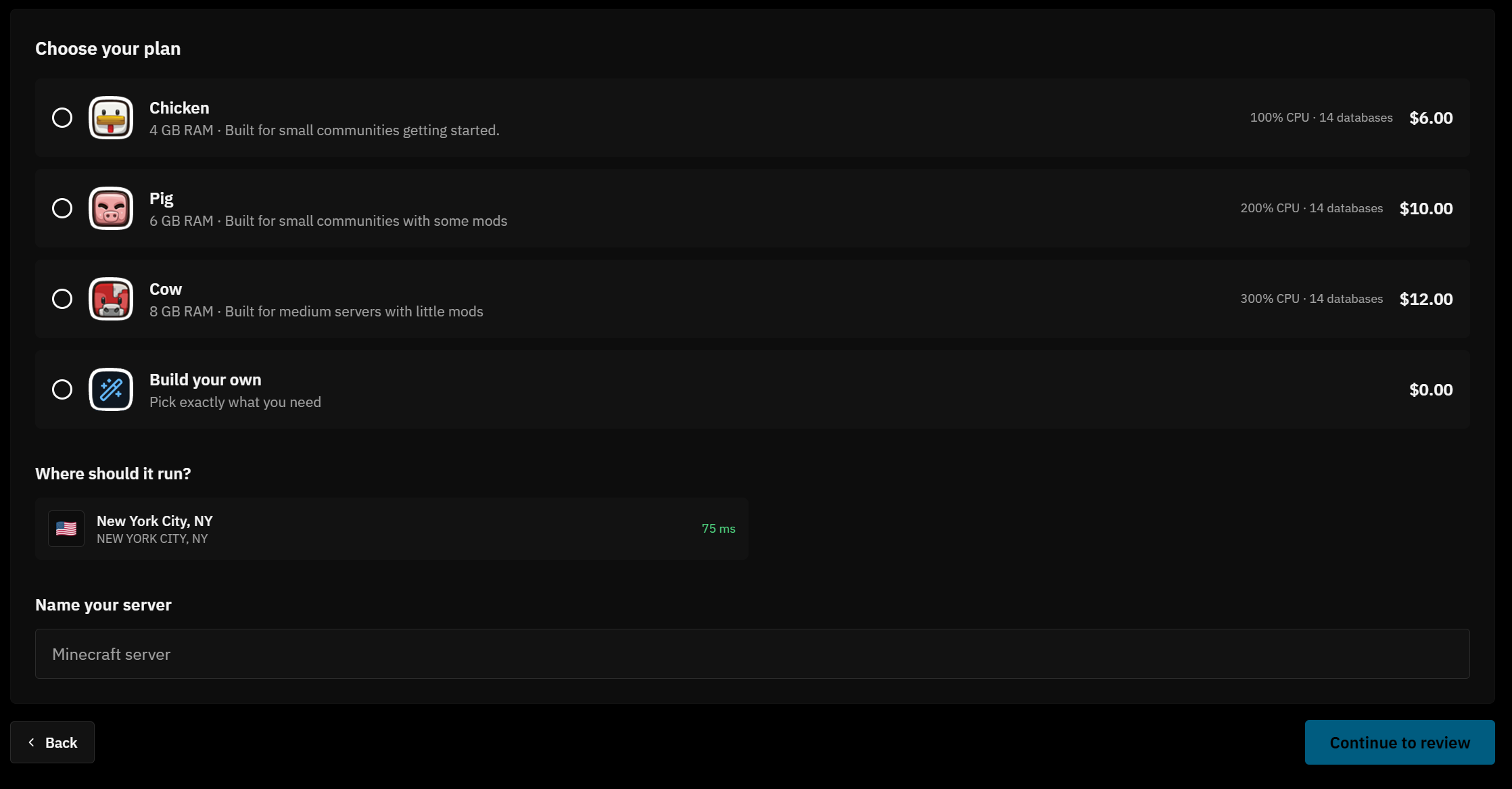 Build your own interface